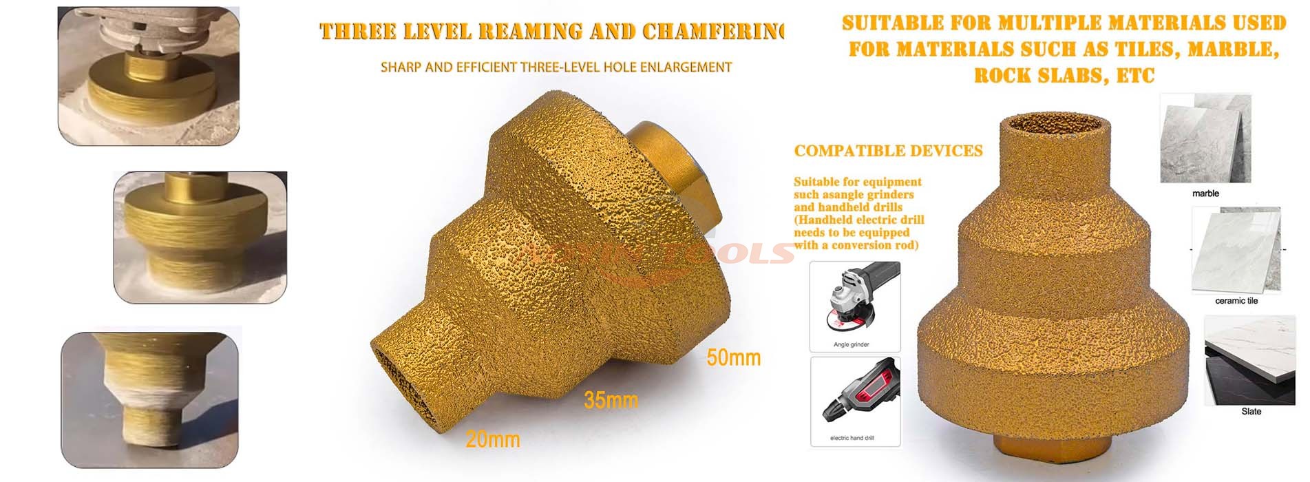 Vacuum-Brazed Diamond Bit