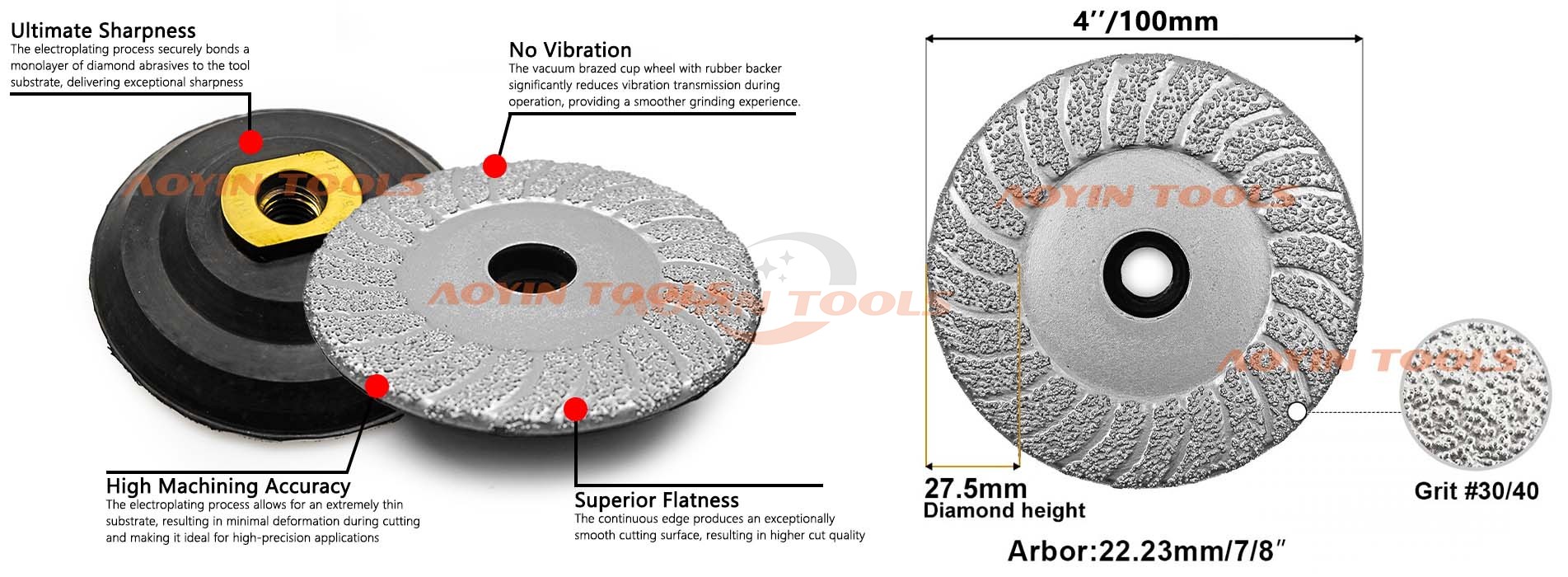 Vacuum Brazed Cup Wheel
