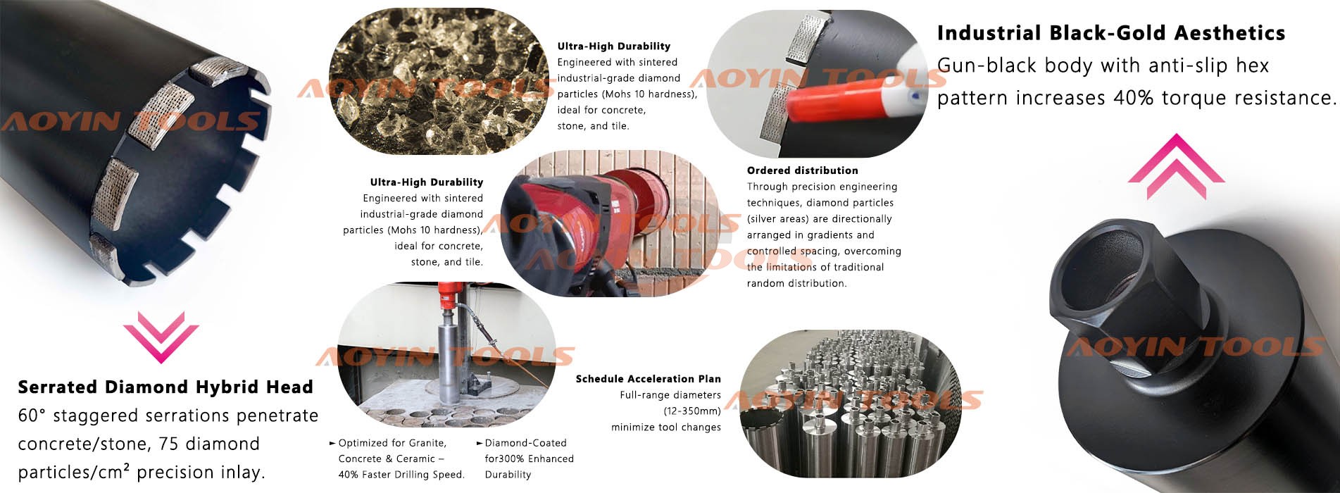 Diamond Segmented Core Bits