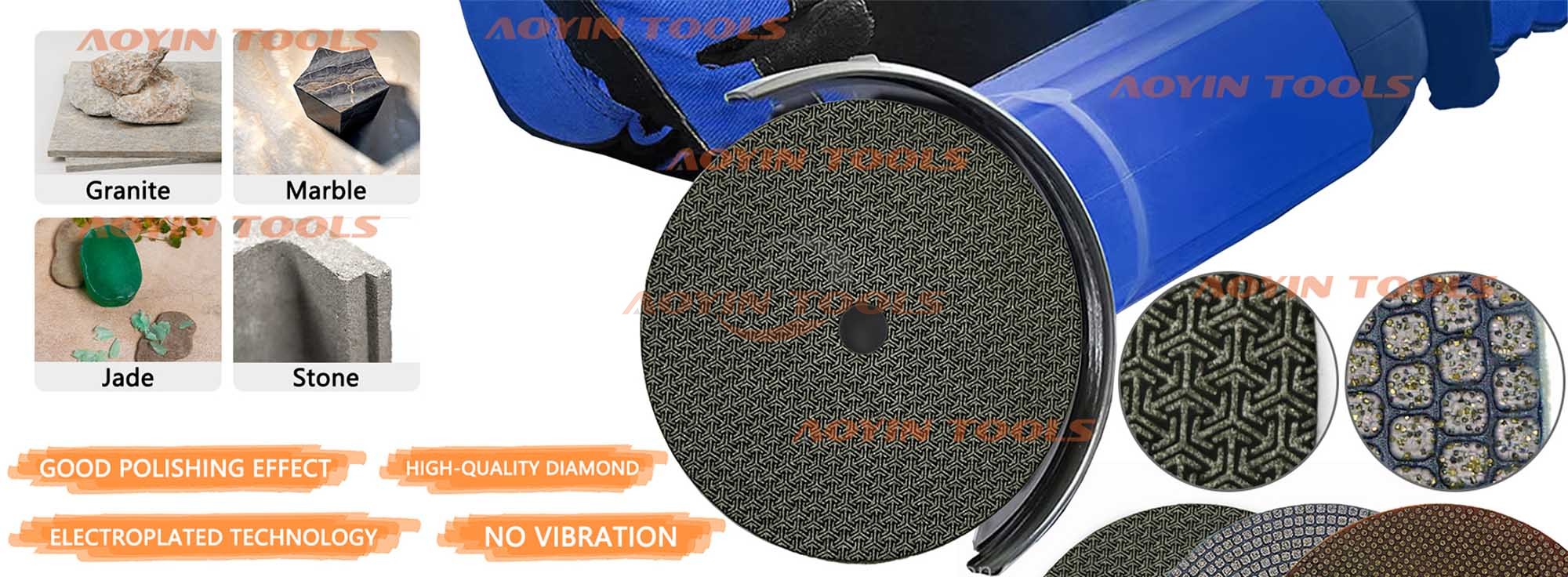 Electroplated Diamond Polishing Pads
