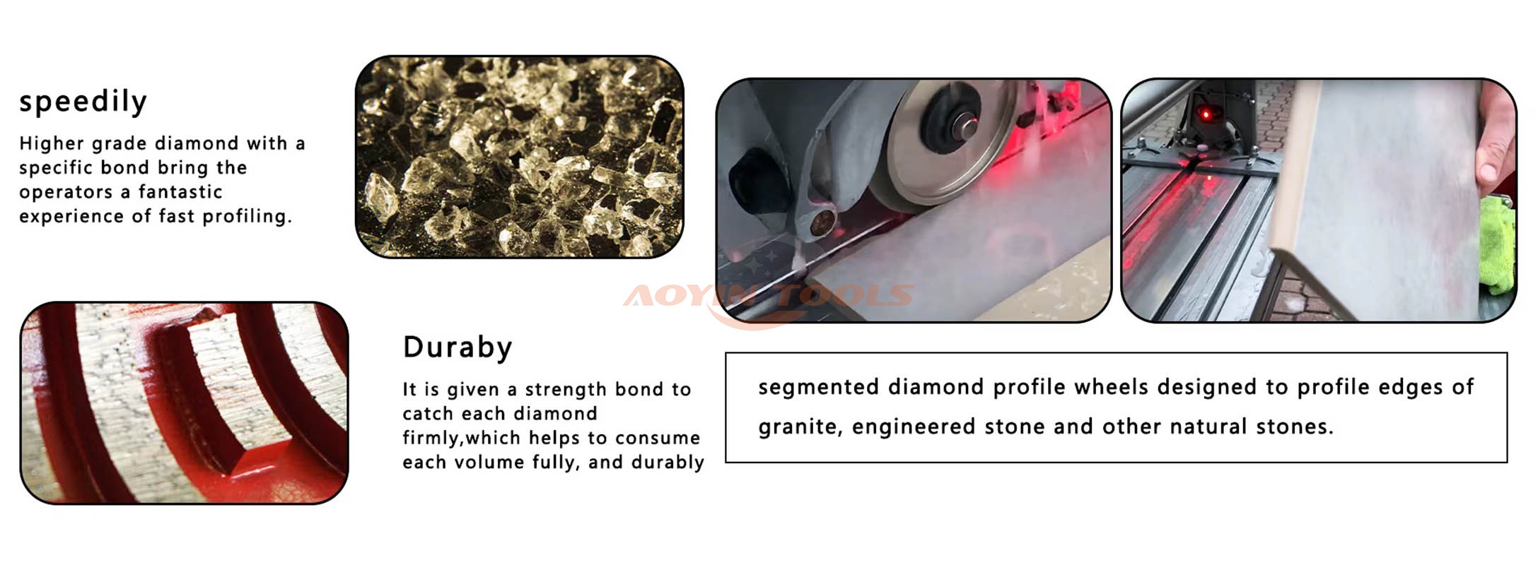 Segmented Diamond Profiling Wheel