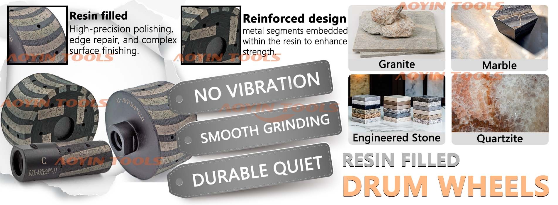 Resin Filled Zero Tolerance Drum Wheel